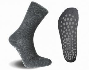 Doktorn rekommenderar halkstrumpor med lös resår